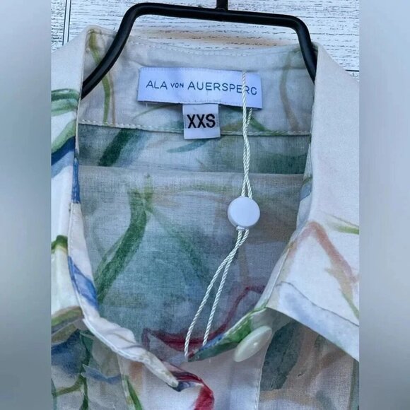 ALA VON AVERSPERG DEMETER COTTON TUNIC IN PRIMROSE XXS - Picture 11 of 16